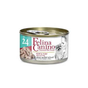 เฟลินาคานิโน อาหารสุนัขเซิร์ฟ+เทิร์ฟ 85ก.