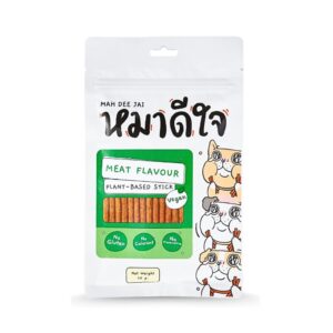 หมาดีใจ ขนมสุนัข แพลนต์เบส รสเนื้อ 70 ก.